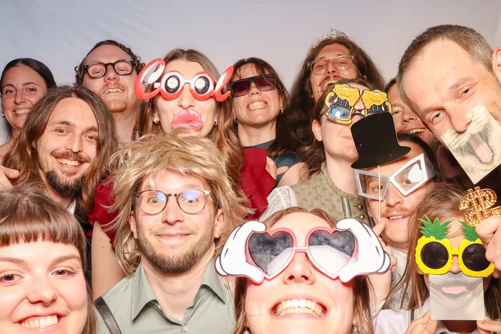 Fotobox Aufnahme bei einem Event